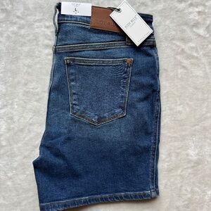 Judy Blue High Rise Adjustable Button Dad Shorts L